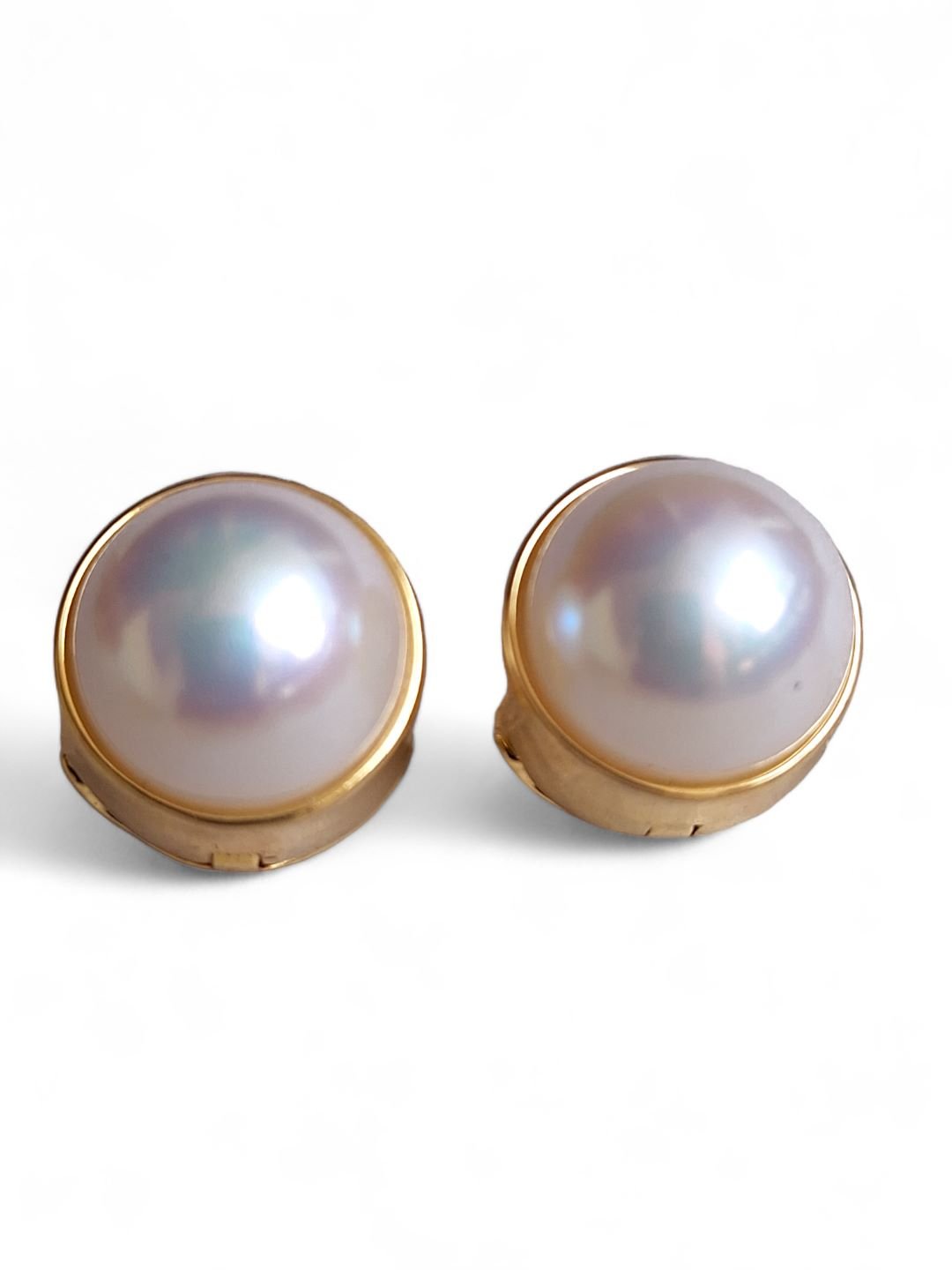 LE FIONA GOLD PLATED STUDDED TRIANGLE SHAPED STUD EARRINGS jewellery in 24K gold plating | XAGO Luxe