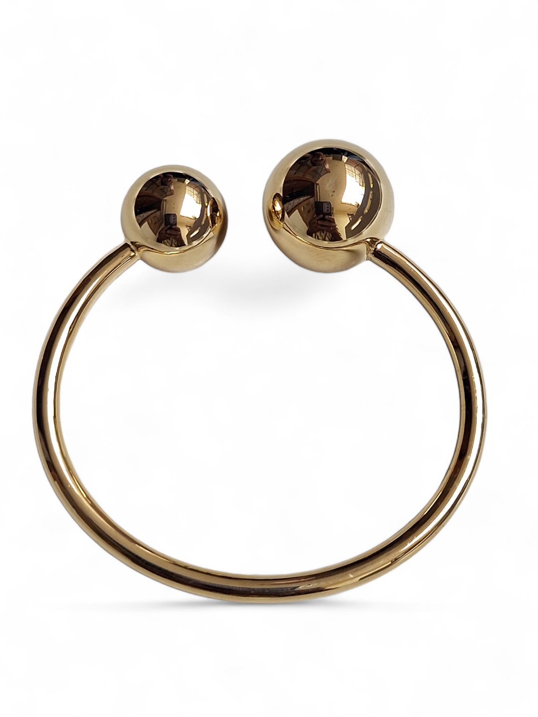 LE ZOE  GOLD PLATED CUFF BRACELET jewellery in 24K gold plating | XAGO Luxe