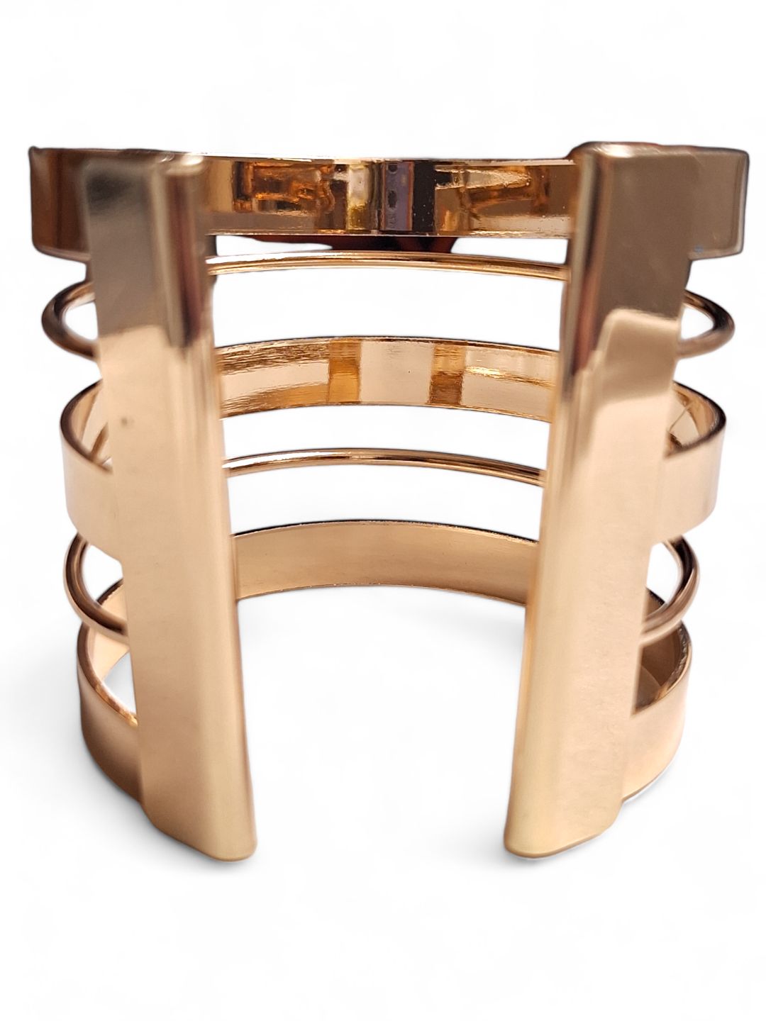 LA AGASTIN GOLD PLATED HANDCUFFS jewellery in 24K gold plating | XAGO Luxe