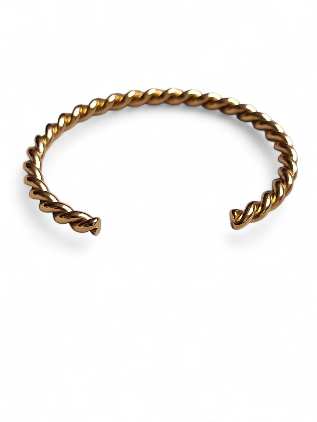 LE ALONDRA GOLD PLATED CUFF BRACELET jewellery in 24K gold plating | XAGO Luxe