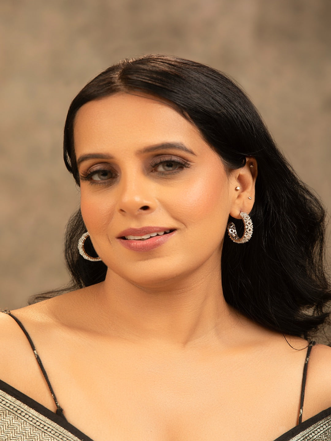 Women  Stone Drop Earrings statement earrings in 24K gold plating | XAGO Luxe