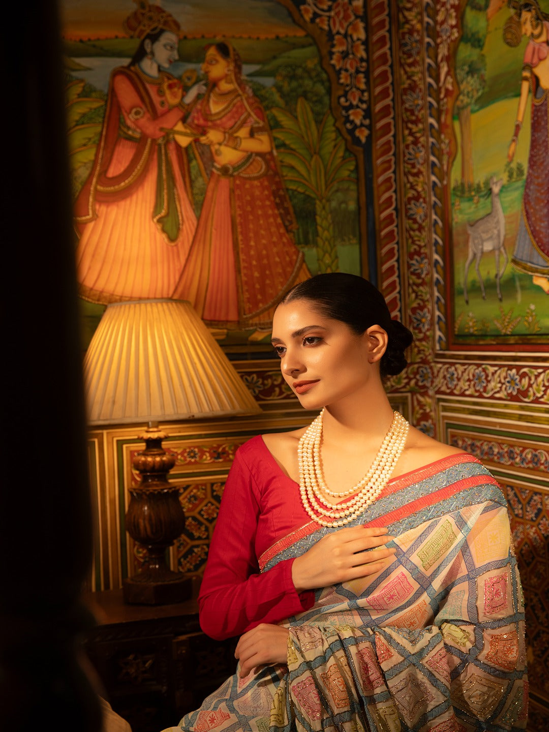 Swarn Aangan Real Pearl Mala