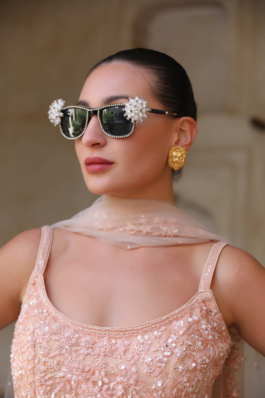 ZircoLux Sunglasses jewellery in 24K gold plating | XAGO Luxe