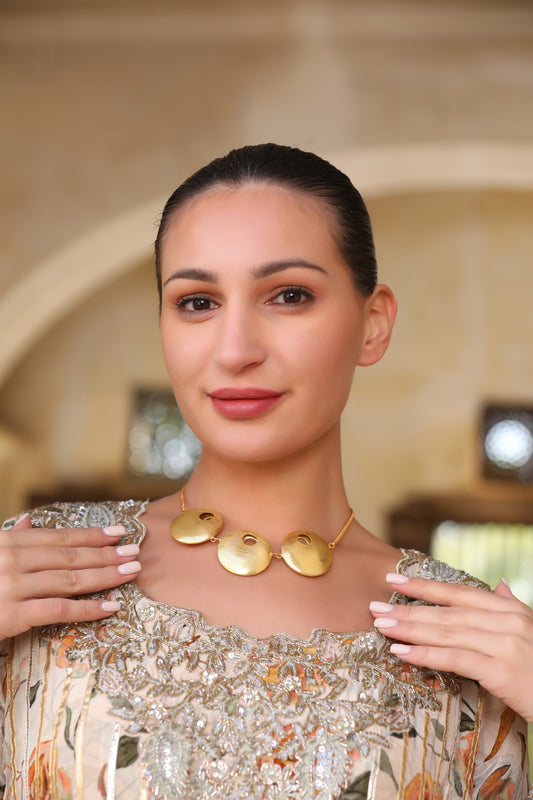 Aurum Necklace jewellery in 24K gold plating | XAGO Luxe