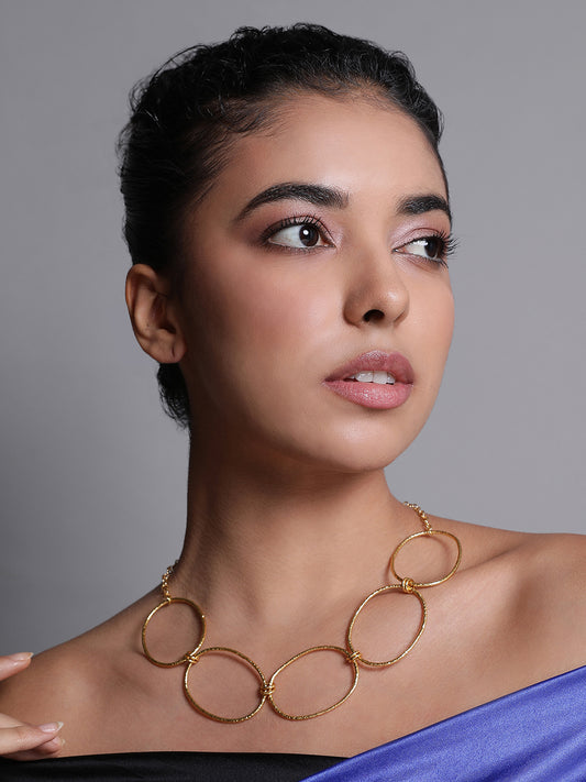 ORIEL NECKLACE jewellery in 24K gold plating | XAGO Luxe
