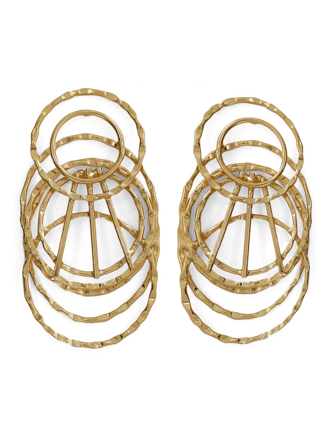 CORDELLA STUDS EARRINGS jewellery in 24K gold plating | XAGO Luxe