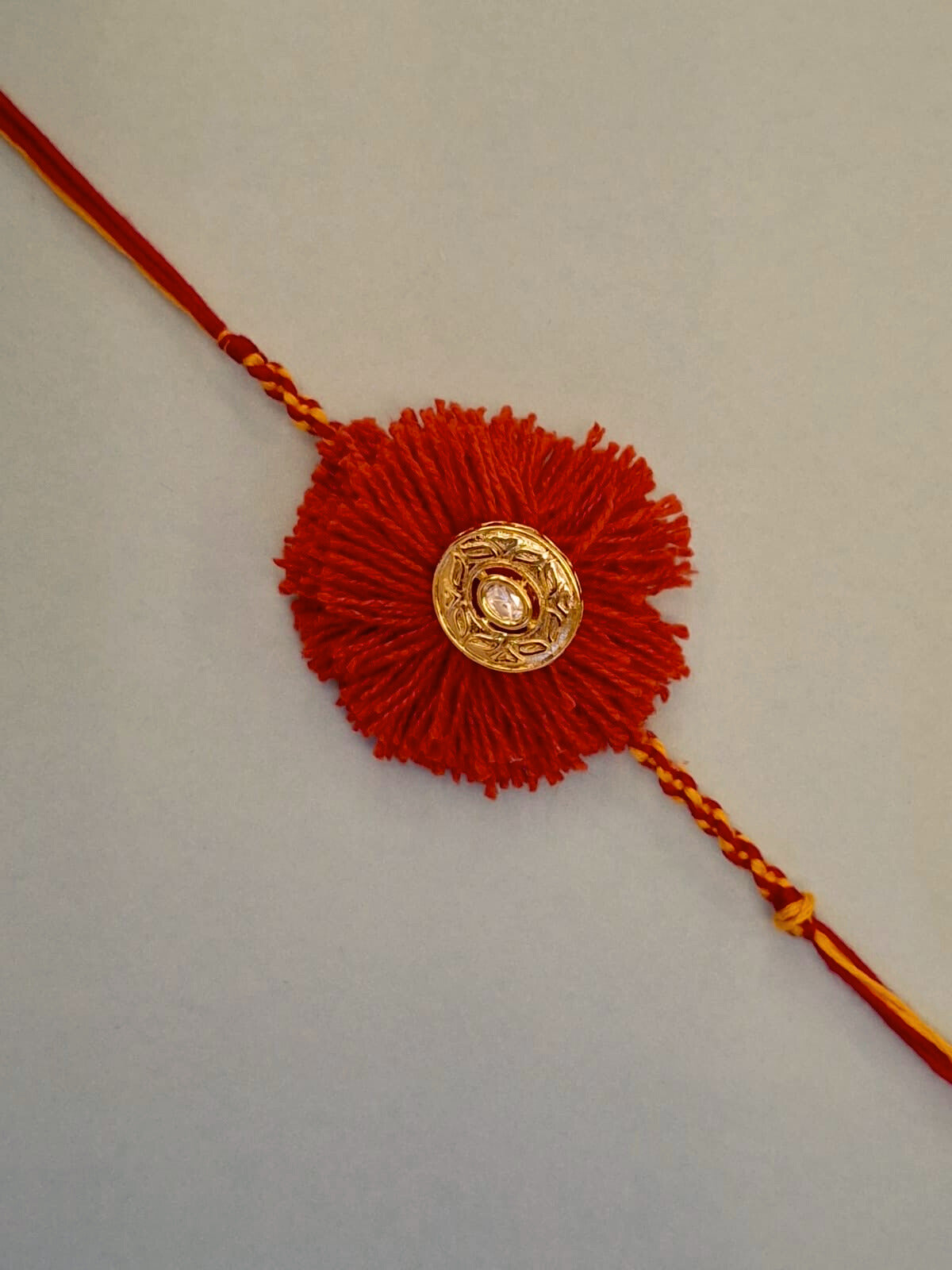 Vedic Rakshana Rakhi designer jewellery in 24K gold plating | XAGO Luxe