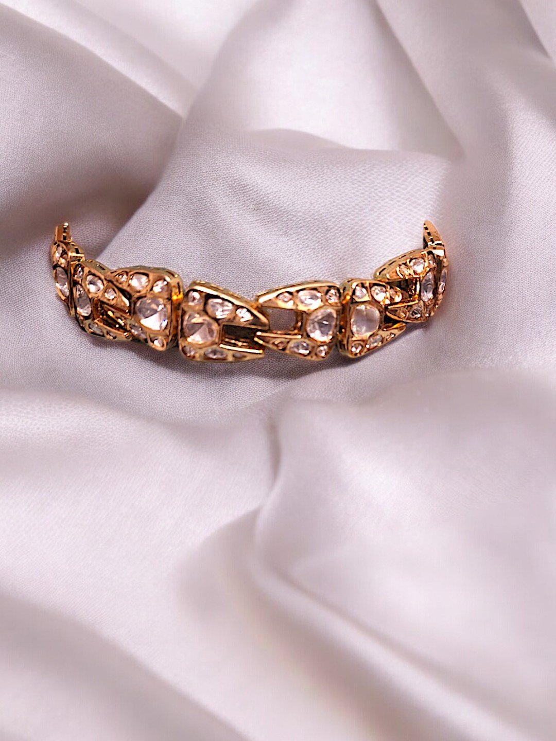 LE RERA MOISSANITE CHOKER jewellery in 24K gold plating | XAGO Luxe
