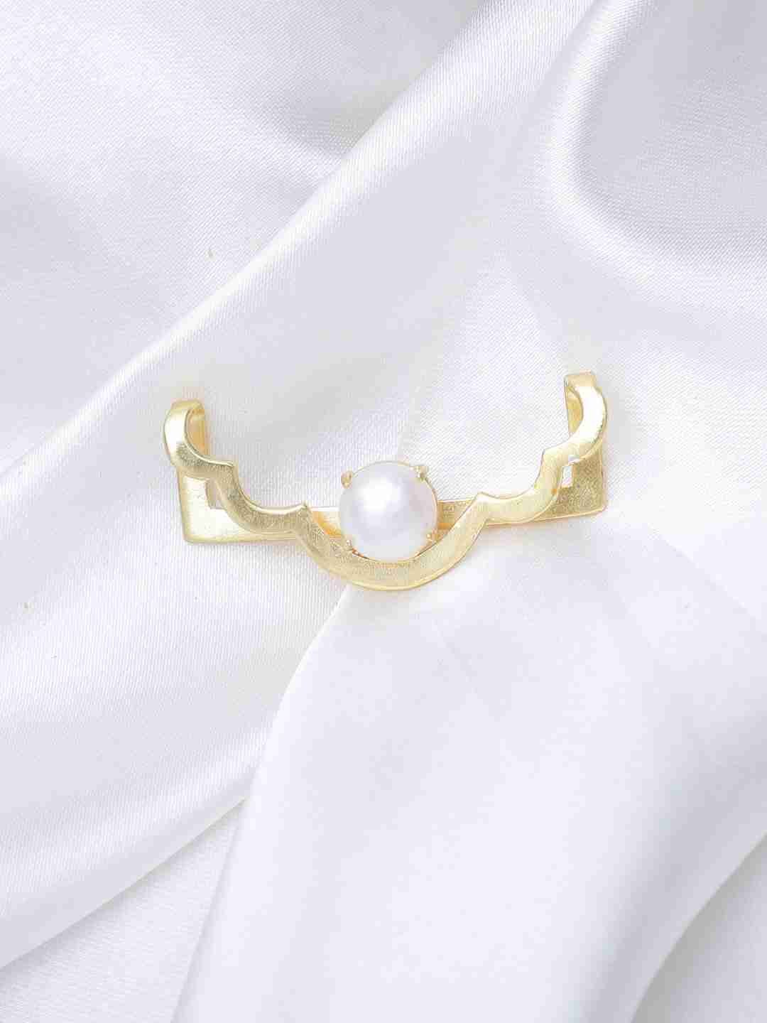 HAYDEN PEARL ARM CLIP jewellery in 24K gold plating | XAGO Luxe