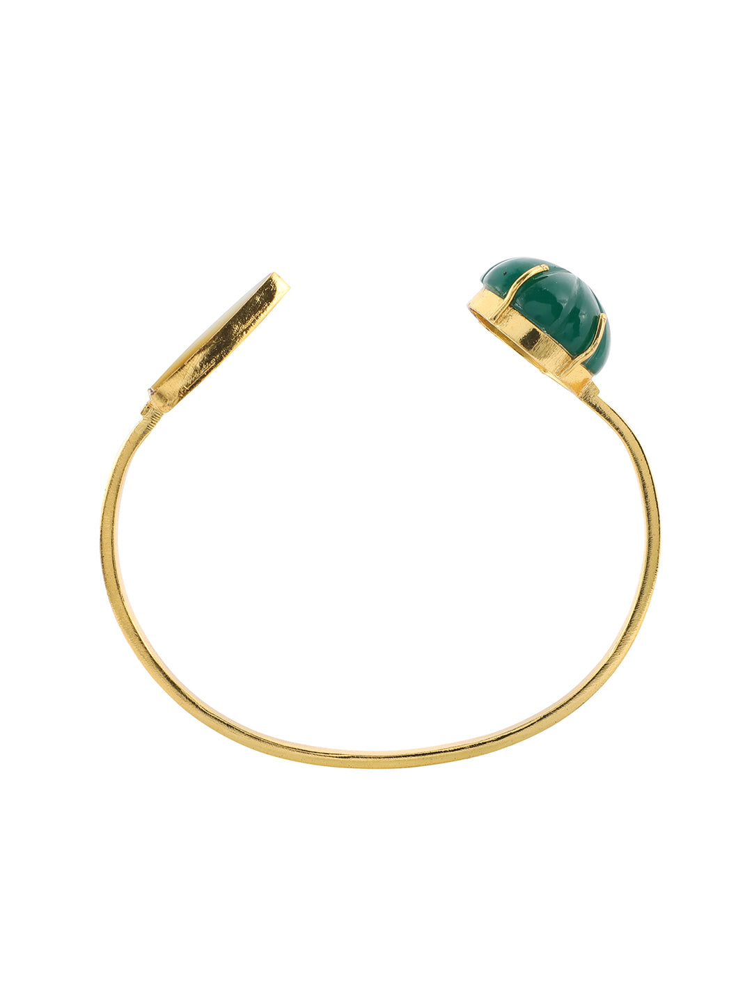 EIRDIS GREEN ONYX BRACELET jewellery in 24K gold plating | XAGO Luxe