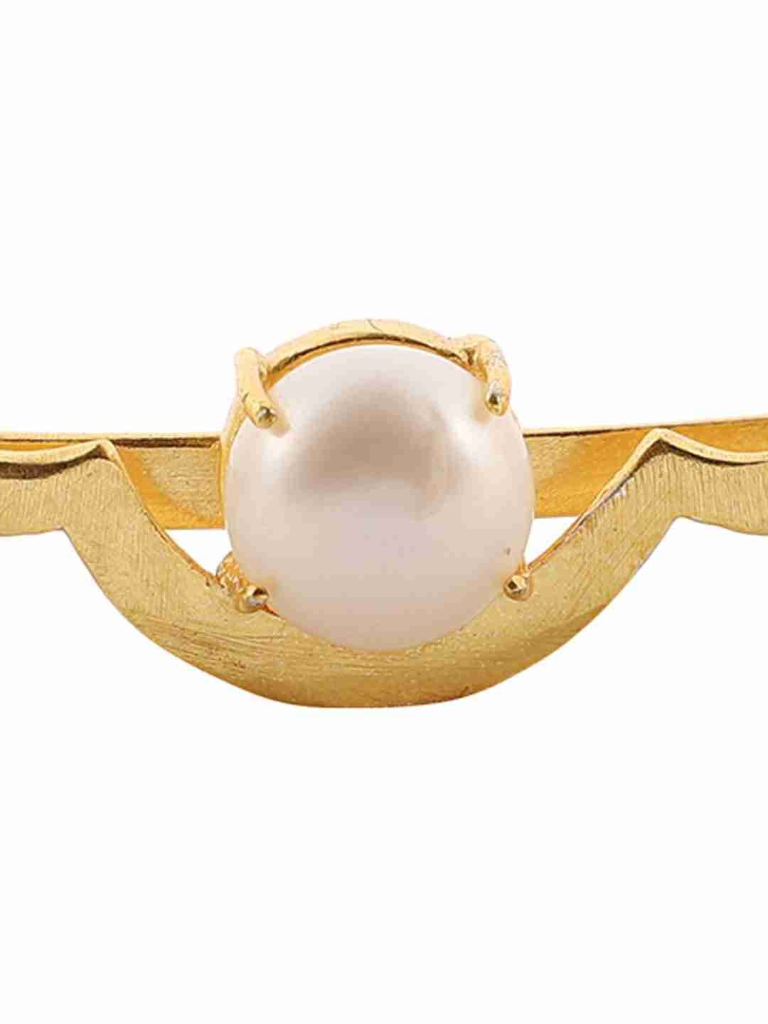 HAYDEN PEARL ARM CLIP jewellery in 24K gold plating | XAGO Luxe