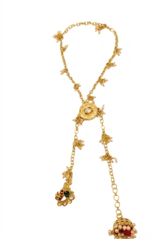 Mayura Vedic Lumba – Peacock Motif Lumba with Chandan & Resham Dhaga