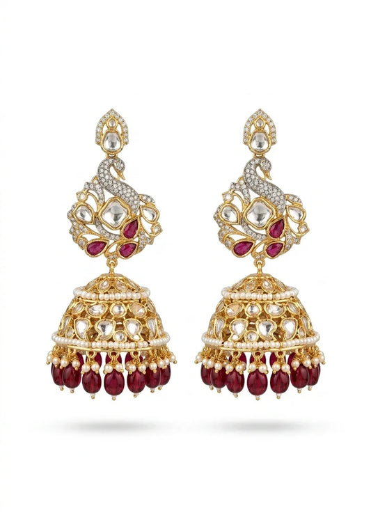 How to Pair Brass Jhumkas with Every Indian Outfit