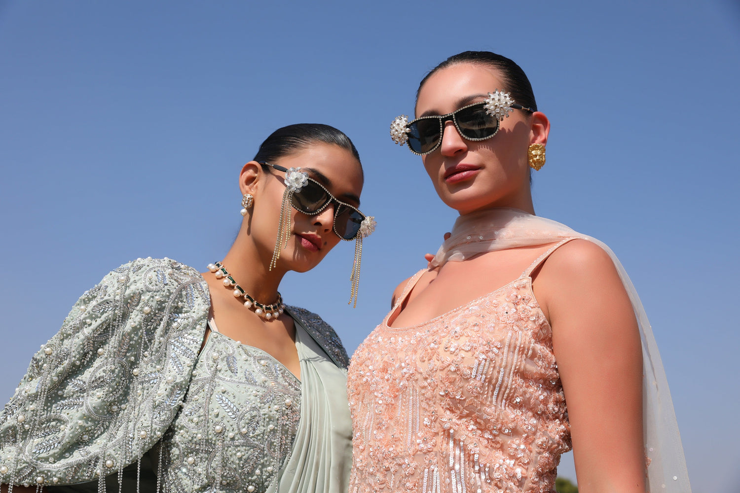 Statement designer jewels with Polki