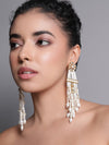 LE ELEONORA PEARL &KUNDAN EARRINGS jewellery in 24K gold plating | XAGO Luxe