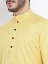 GOLD TONED GREEN AND RED FLORAL SHAPED KURTA BUTTON jewellery in 24K gold plating | XAGO Luxe