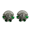 LE Lavanya green studs