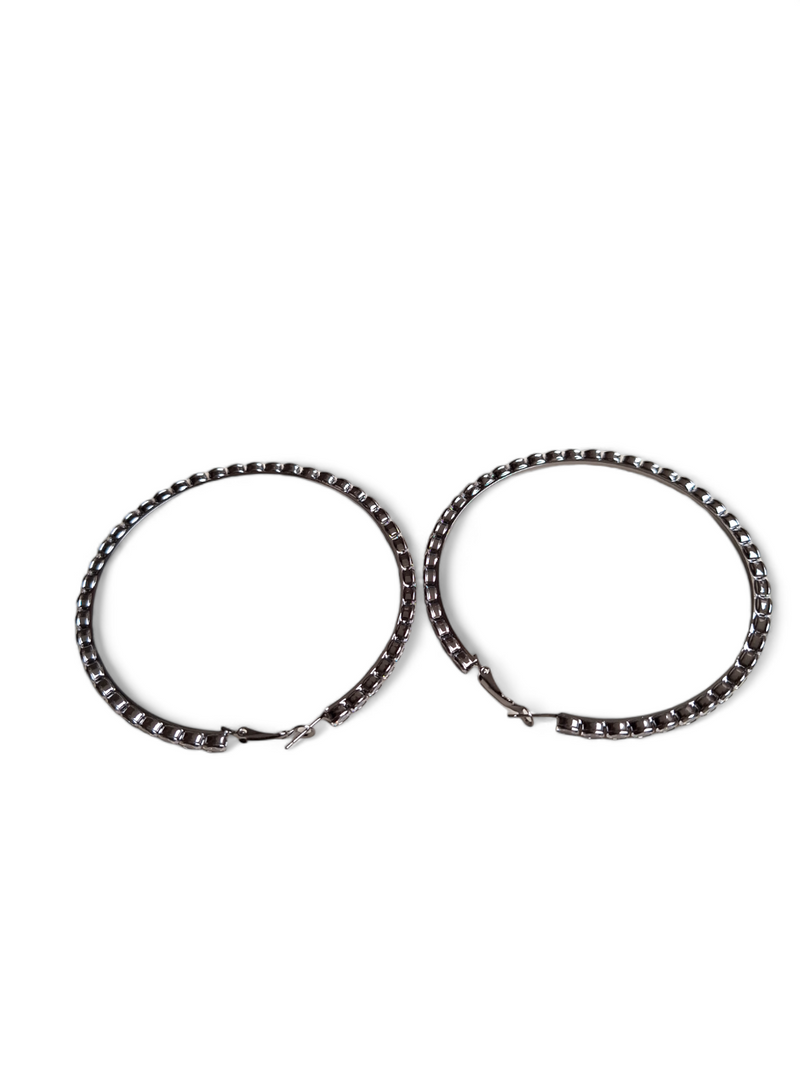 LE CAMLIA SILVER PLATED CONTEMPORARY SHAPED STUD EARRINGS jewellery in 24K gold plating | XAGO Luxe