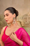 Xago Kundan Emerald & Pearl Earrings