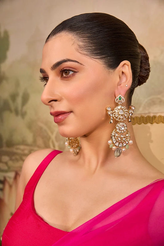 Karnavali — Xago Polki Pearl Tiered Statement Earrings