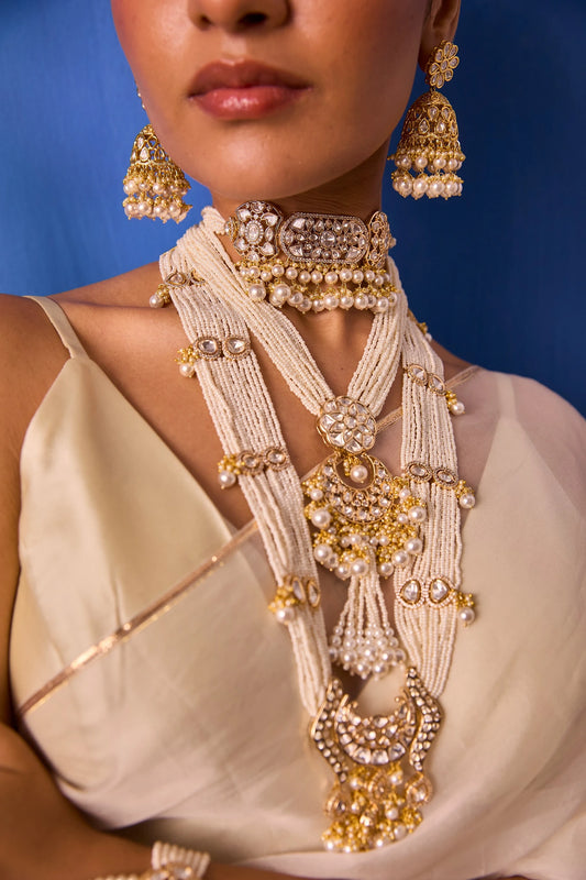 Vadhu — XAGO Complete Bridal Set in 22K gold-plated brass, handcrafted by XAGO