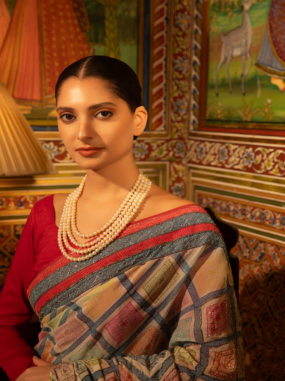 Swarn Aangan Real Pearl Mala