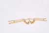 Celeste Heart Bracelet jewellery in 24K gold plating | XAGO Luxe