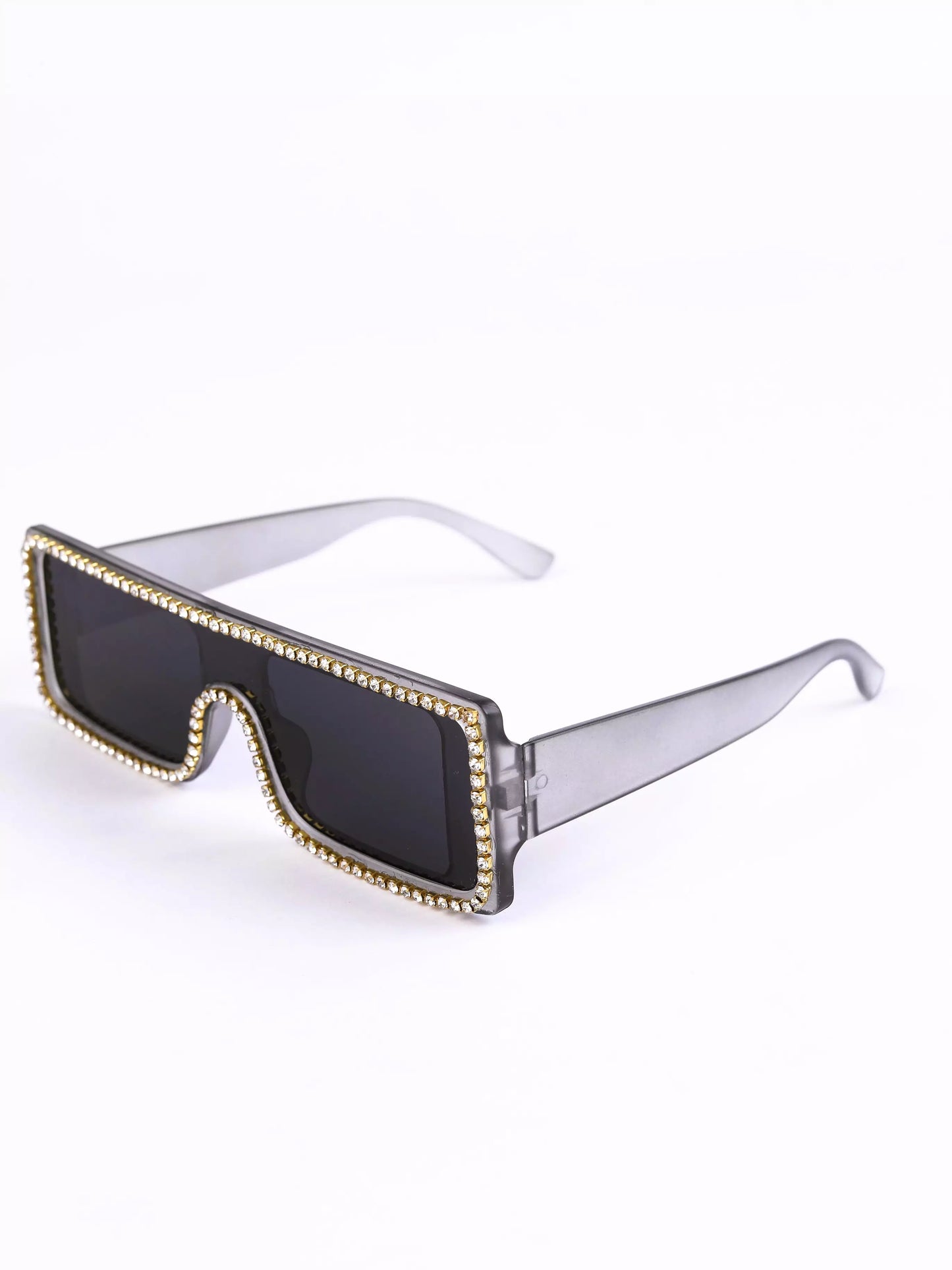Xago BlingVue Sunglasses | Crystal-Embellished Oversized Statement Shades