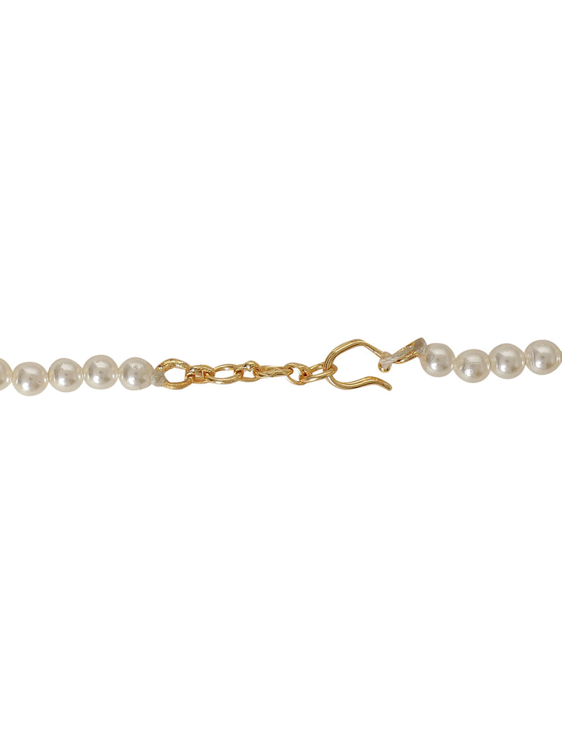 LE KALONICE CITRINE & KUNDAN NECKLACE jewellery in 24K gold plating | XAGO Luxe