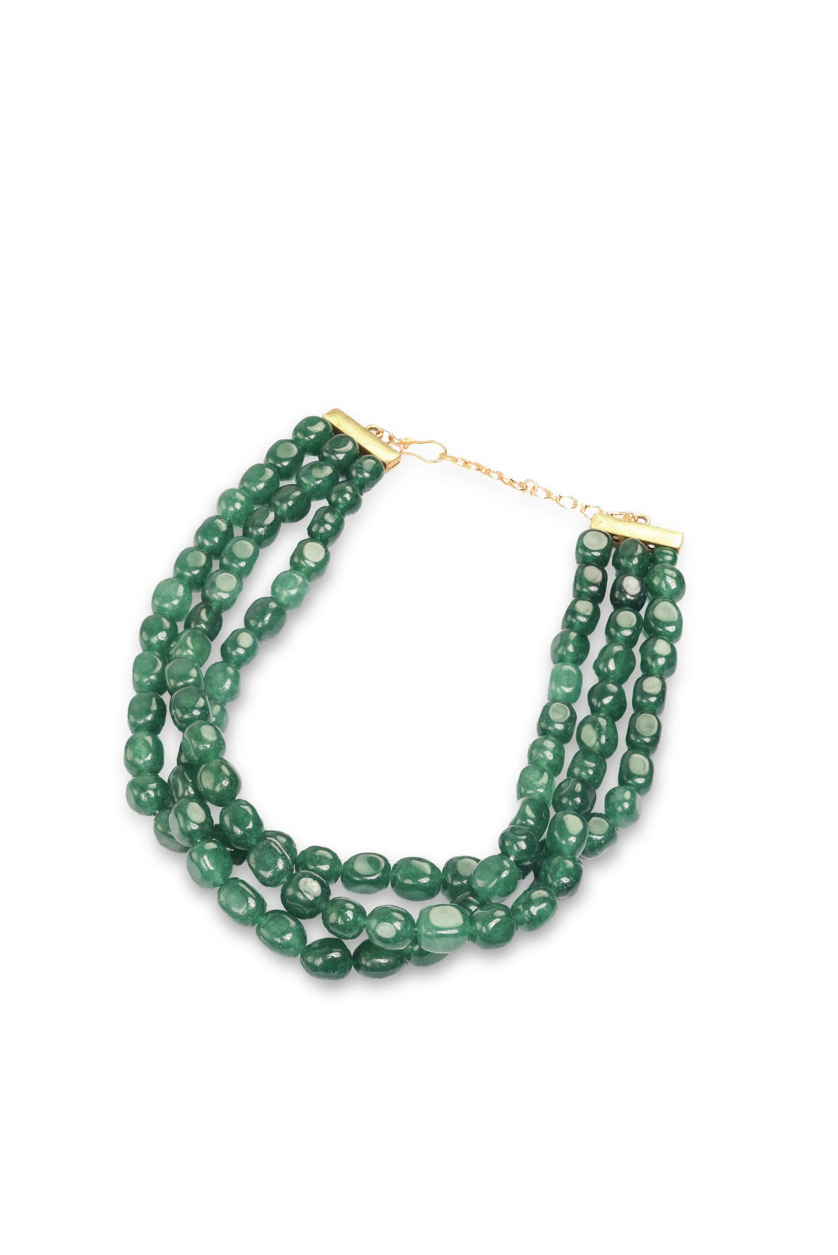 XAGO Deep Emerald Trio Choker