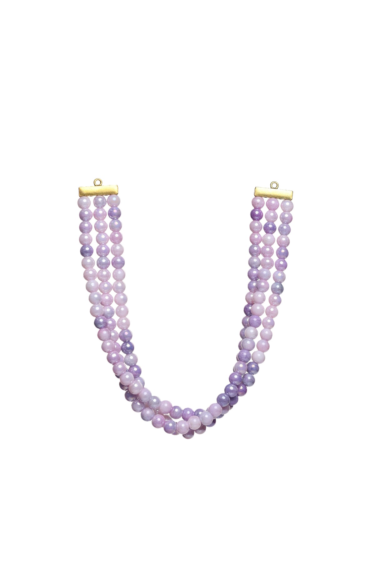 XAGO Blush Kunzite Trio Choker