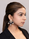 LE CALIX GOLD PLATED KUNDAN STUDDED EARRINGS jewellery in 24K gold plating | XAGO Luxe