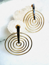 BELVA STUDS EARRINGS jewellery in 24K gold plating | XAGO Luxe