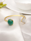 EIRDIS GREEN ONYX BRACELET jewellery in 24K gold plating | XAGO Luxe
