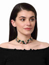 REBINA ROSE QUARTZ NECKLACE jewellery in 24K gold plating | XAGO Luxe