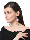 AMARA MOTHER OF PEARL & AMETHYST CONVERT EARRINGS jewellery in 24K gold plating | XAGO Luxe