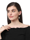 DELILAH AMETHYST & MOTHER OF PEARL CONVERT DROP EARRINGS jewellery in 24K gold plating | XAGO Luxe