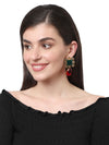ELODIE GREEN ONYX, SMOKY QUARTZ & GARNET CONVERT EARRING jewellery in 24K gold plating | XAGO Luxe