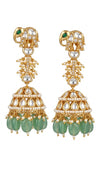 Kundan Elephant Motif Jhumka Earrings