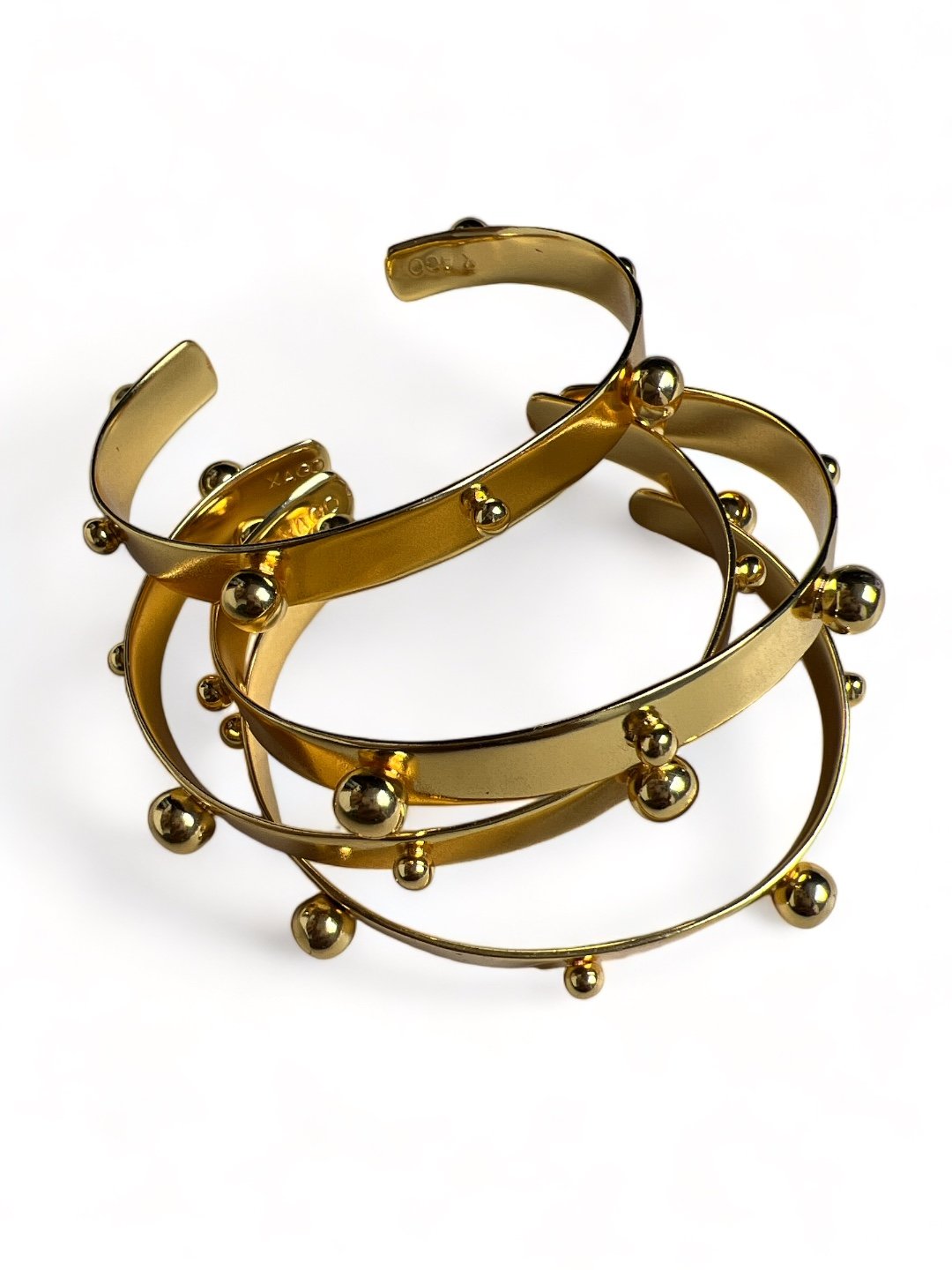 AVA HANDCUFFS jewellery in 24K gold plating | XAGO Luxe