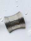 LE MALAY SILVER PLATED CUFF BRACELET jewellery in 24K gold plating | XAGO Luxe