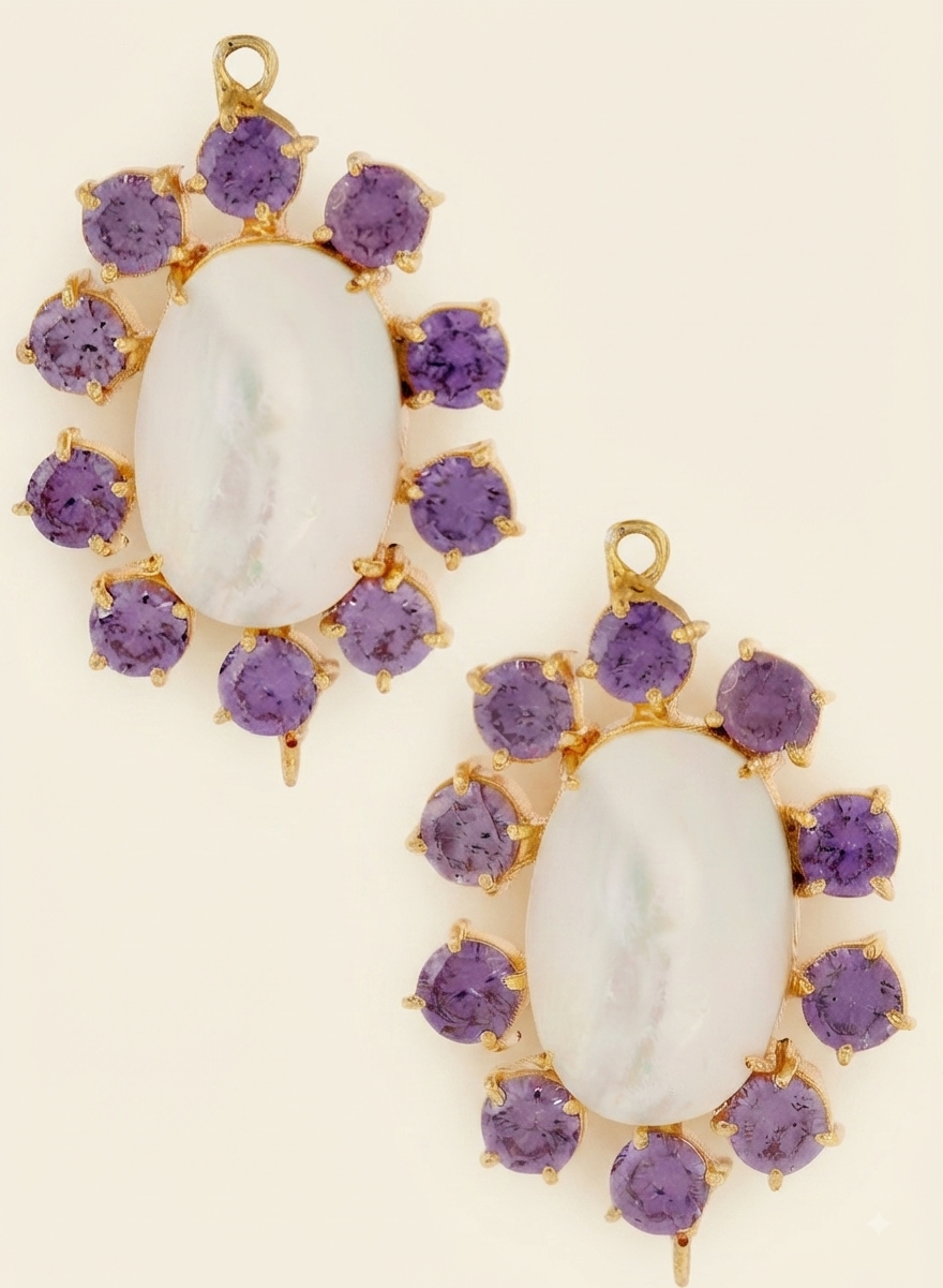 SYNEB AMETHYST AND MOP  DROPS