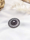 LE BODHI SILVER-PLATED FLOWER SHAP ADJUSTABLE FINGER RINGS jewellery in 24K gold plating | XAGO Luxe