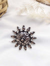LE BHUMI SILVER-PLATED FLOWER SHAP ADJUSTABLE FINGER RINGS jewellery in 24K gold plating | XAGO Luxe