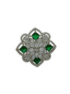 Gold Plated Green Finger Ring