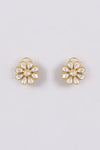 XAGO Le Adisha Kundan Stud Earring Brass 18K Gold