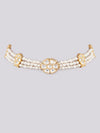 XAGO Le Rubita Moissanite Polki & Pearl Choker Necklace