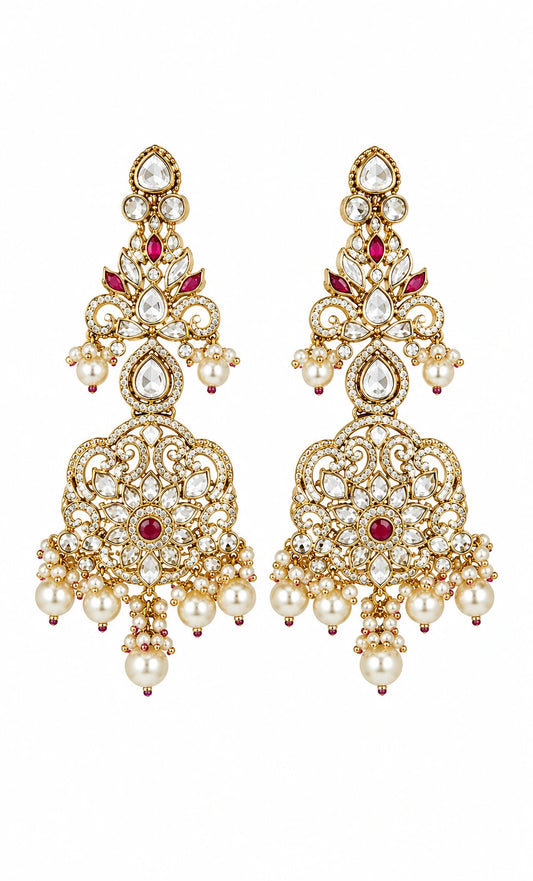 Raktamukta Earrings Brass 18K Gold Plated XAGO Luxe