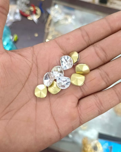 AAA-Grade Moissanite Polki