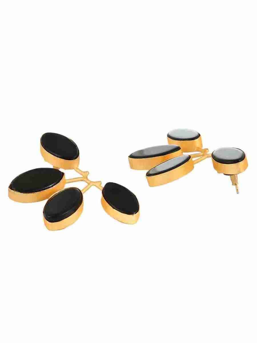 ELENA BLACK ONYX STUDS - Image 7